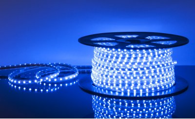 Светодиодная лента Elektrostandard LSTR003 220V 14,4W IP65 синий