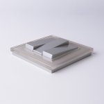 WL06-SW-3G/Выключатель трехклавишный (серебряный) Werkel WL06-SW-3G