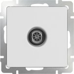 ТВ-розетка проходная  (белая) WL01-TV-2W Werkel