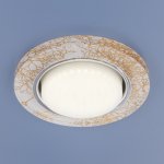 Встраиваемый точечный светильник Elektrostandard 1062 GX53 WH/GD белый/золото