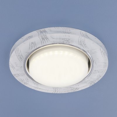 

Встраиваемый точечный светильник Elektrostandard 1062 GX53 WH/SL белый/серебро, 1062 GX53 WH/SL белый/серебро