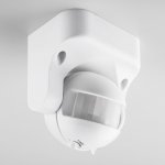 Инфракрасный датчик движения 12m 1,8-2,5m 1200W IP44 180° SNS-M-08 белый Elektrostandard
