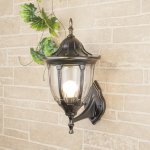 Светильник уличный настенный Elektrostandard GL 1003U черное золото