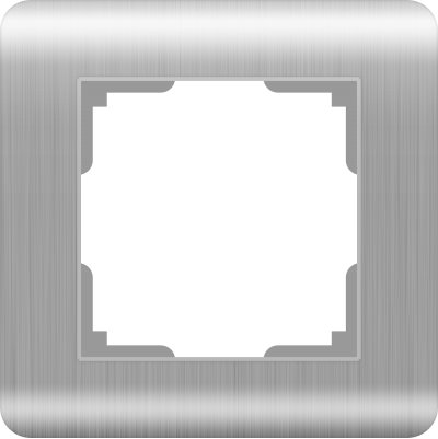 

Рамка на 1 пост (серебряный) Werkel WL12-Frame-01, WL12-Frame-01