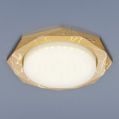 Встраиваемый точечный светильник Elektrostandard 1065 GX53 GD золото Встраиваемый точечный светильник Elektrostandard 1065 GX53 GD золото