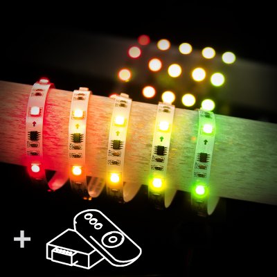 Set Led Strip 5050 5m 12V 30Led 7,2 W RW IP20 Бегущая волна Elektrostandard Комплект светодиодной ленты
