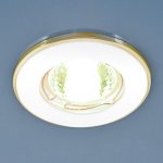 Точечный светильник Elektrostandard 7002 MR16 WH/GD белый/золото