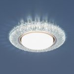 Точечный светильник со светодиодами 3020 GX53 CL прозрачный Elektrostandard