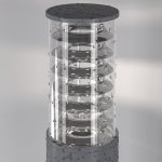 Ландшафтный светильник IP54 1507 TECHNO серый Elektrostandard