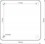 Ландшафтный светильник IP54 1550 TECHNO черный Elektrostandard