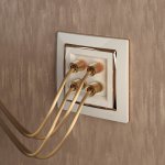 Рамка на 1 пост (слоновая кость/золото) Werkel WL03-Frame-01-ivory-GD