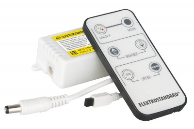 

LSC 003 12V Elektrostandard Контроллер для монохромных светодиодных лент С ПДУ, Контроллер одноцветный с ИК пультом LSC 003 12V