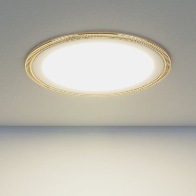 

Встраиваемый потолочный светодиодный светильник Электростандарт DLR006 12W 4200K PS/G перламутровый серебро/золото, DLR006 12W 4200K PS/G перламутровый серебро/золото