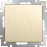 Выключатель одноклавишный (шампань рифленый) WL10-SW-1G Werkel