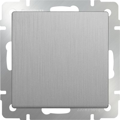 

Выключатель одноклавишный проходной (cеребряный рифленый) WL09-SW-1G-2W Werkel, WL09-SW-1G-2W cеребряный рифленый
