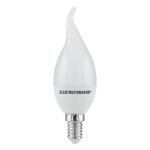 Лампа светодиодная свеча на ветру СDW LED D 6W 3300K E14 Elektrostandard