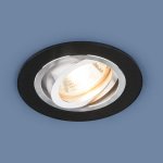 Алюминиевый точечный светильник 1061/1 MR16 BK черный Elektrostandard