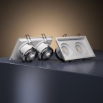 Алюминиевый точечный светильник 1071/2 MR16 WH белый Elektrostandard