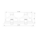 Алюминиевый точечный светильник 1071/2 MR16 WH белый Elektrostandard
