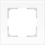Рамка на 1 пост (белый матовый) WL01-Frame-01 Werkel
