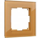 Рамка на 1 пост (бронзовый,стекло) Werkel WL01-Frame-01