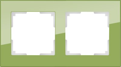 

Рамка на 2 поста (фисташковый) WL01-Frame-02 Werkel, WL01-Frame-02