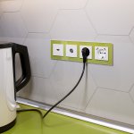 Рамка на 4 поста (фисташковый,стекло) Werkel WL01-Frame-04