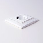 Рамка на 1 пост (белый, basic) Werkel WL03-Frame-01