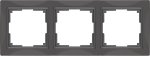 Рамка на 3 поста (серо-коричневый, basic) Werkel WL03-Frame-03