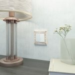 Рамка на 1 пост (белое золото) WL07-Frame-01 Werkel