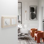 Рамка на 2 поста (белое золото) WL07-Frame-02 Werkel