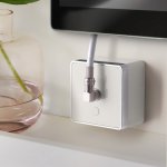 ТВ-розетка оконечная  Gallant (слоновая кость) WL15-21-01 Werkel