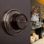 ТВ розетка (коричневый) Ретро WL18-02-05 Werkel