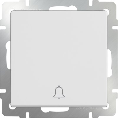 

Кнопка звонка (белый) WL01-04-01 Werkel, WL01-04-01 белый