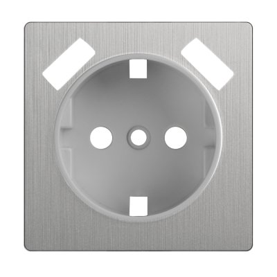 

Накладка для розетки USB (cеребряный рифленый) WL09-USB-CP Werkel, WL09-USB-CP