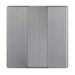 Набор клавиш для выключателя трехклавишного (глянцевый никель) WL02-SW-3G-CP Werkel