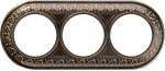 Рамка на 3 поста (бронза) WL70-frame-03 Werkel