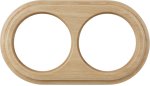 Рамка на 2 поста (светлый бук) Werkel WL15-frame-02