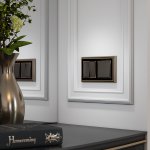 Рамка на 2 поста (бронза/черный) Werkel WL17-Frame-02