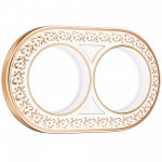 Рамка на 2 поста (белое золото) Werkel WL70-frame-02