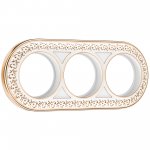 Рамка на 3 поста (белое золото) Werkel WL70-frame-03