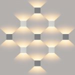 Winner белый уличный настенный светодиодный светильник 1548 TECHNO LED Elektrostandard