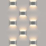 Twinky trio серый уличный настенный светодиодный светильник 1551 TECHNO LED Elektrostandard