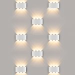 Twinky trio белый уличный настенный светодиодный светильник 1551 TECHNO LED Elektrostandard