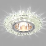 Светильник встраиваемый MR16 с подсветкой прозрачный 2200 MR16 Elektrostandard