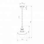 Talli H черный уличный подвесной светильник IP44 GL 3002H Elektrostandard