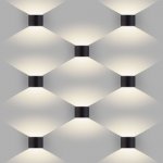 Blade черный уличный настенный светодиодный светильник 1518 TECHNO LED Elektrostandard
