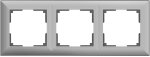 Рамка на 3 поста (серебряный) Werkel WL14-Frame-03