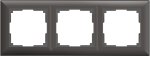 Рамка на 3 поста (серо-коричневый) WL14-Frame-03 Werkel