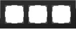 Рамка на 3 поста (черный алюминий) WL11-Frame-03 Werkel